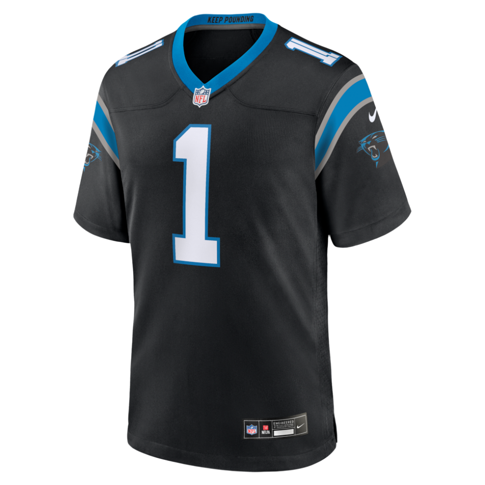 Cam Newton Carolina Panthers Nike Team Retired Game Jersey - Black-Profan Arena